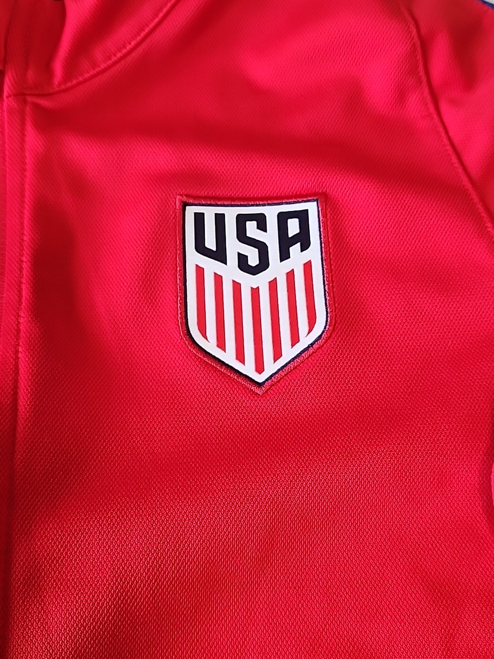Nike Team USA Soccer Red Full Zip Women Jacket, Size M - Picture 2 of 11
